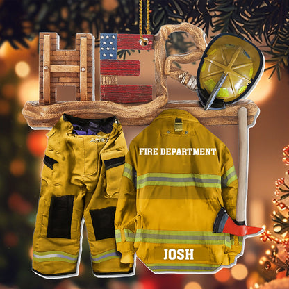 To My Hero, Thank You For Your Service, Firefighter Jacket And Axe