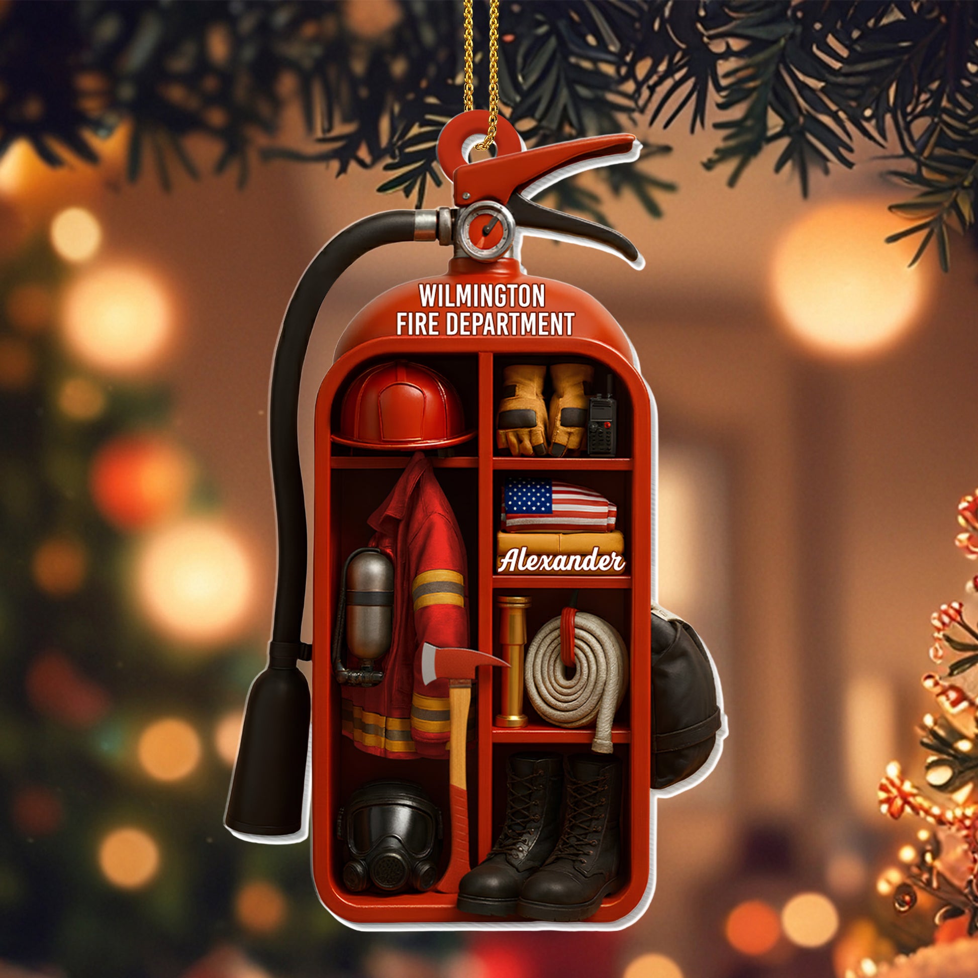 Courage To Be Myself, Strength To Become Who I Can Be, Firefighter Gear