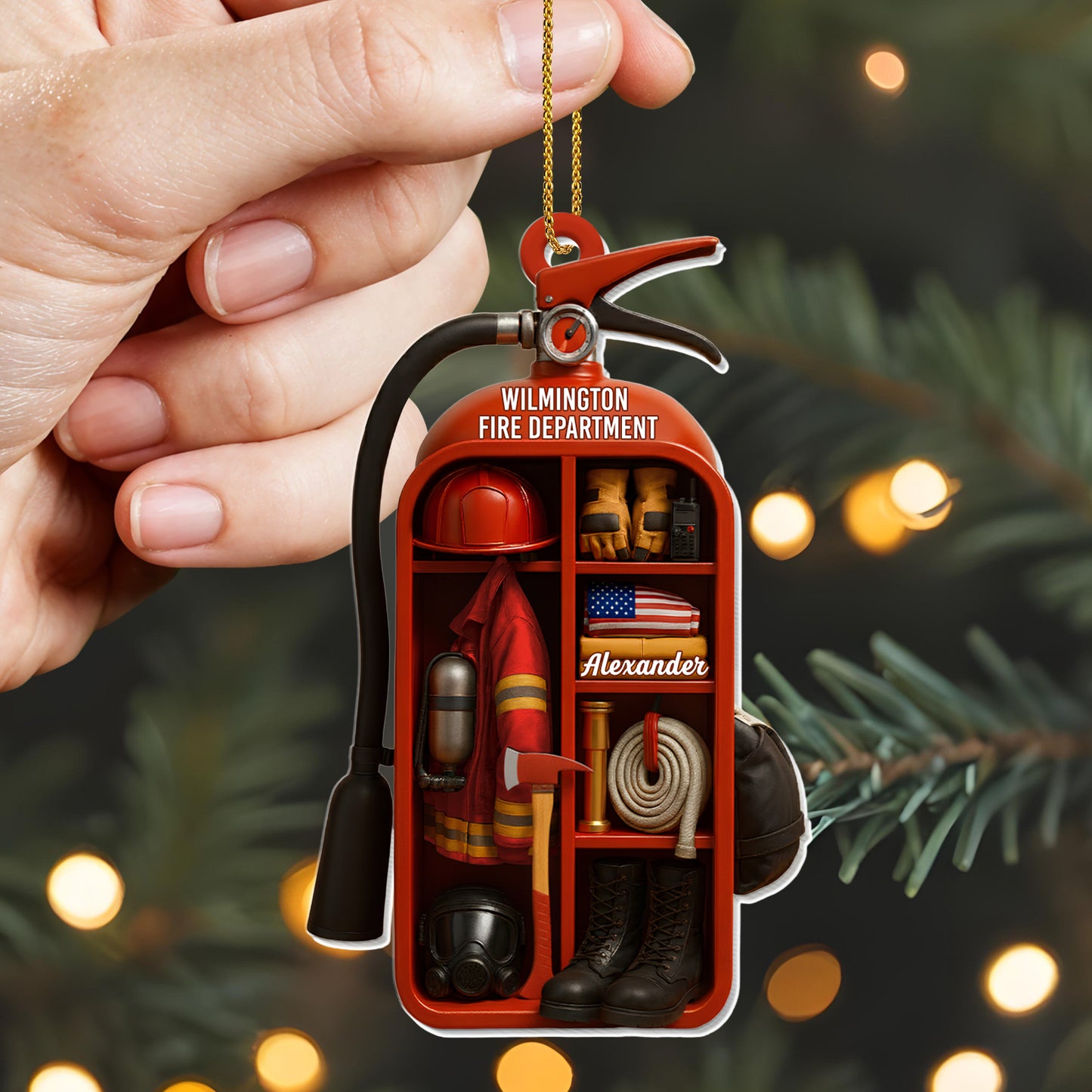 Courage To Be Myself, Strength To Become Who I Can Be, Firefighter Gear