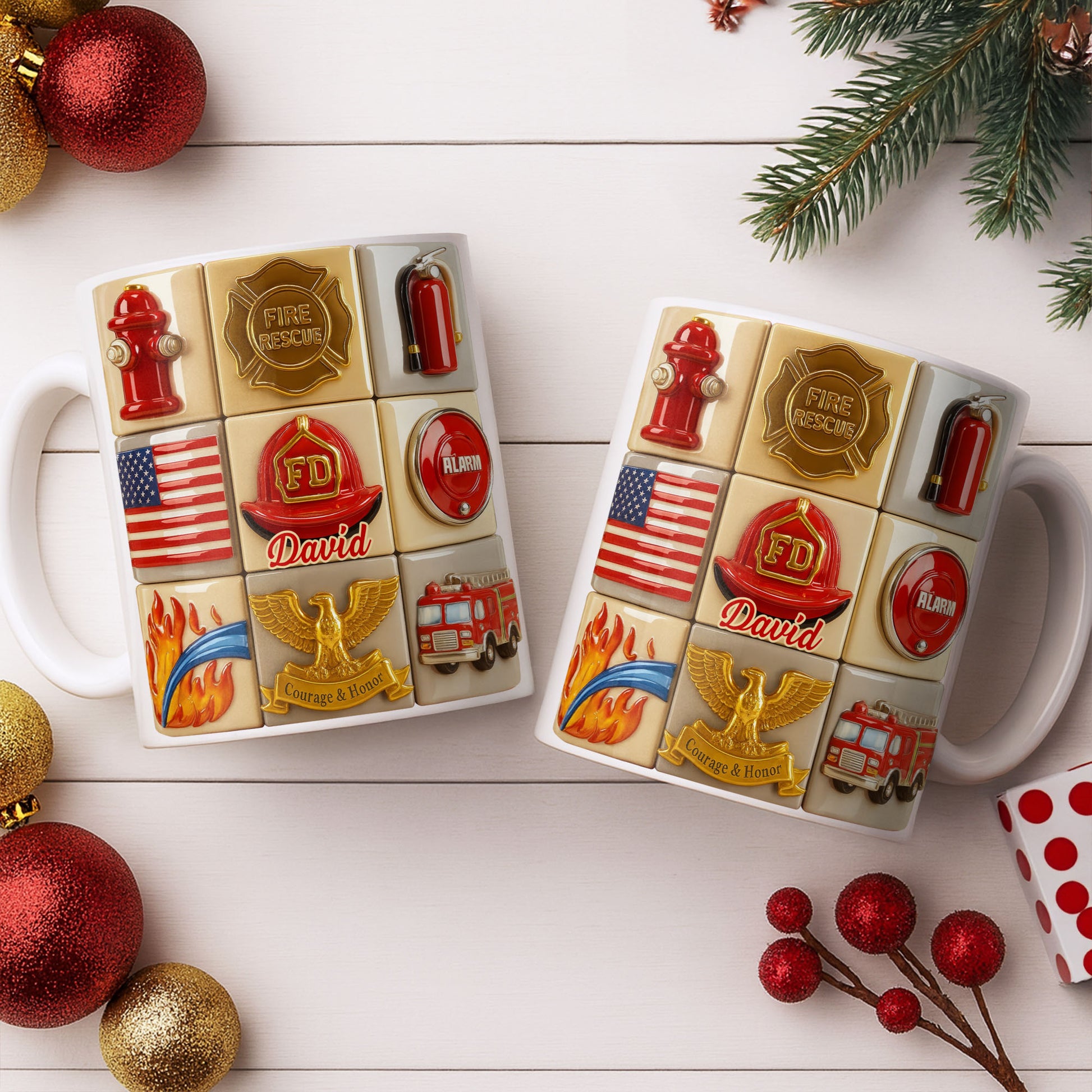 Fire Rescue Courage & Honor Firefighter Essentials