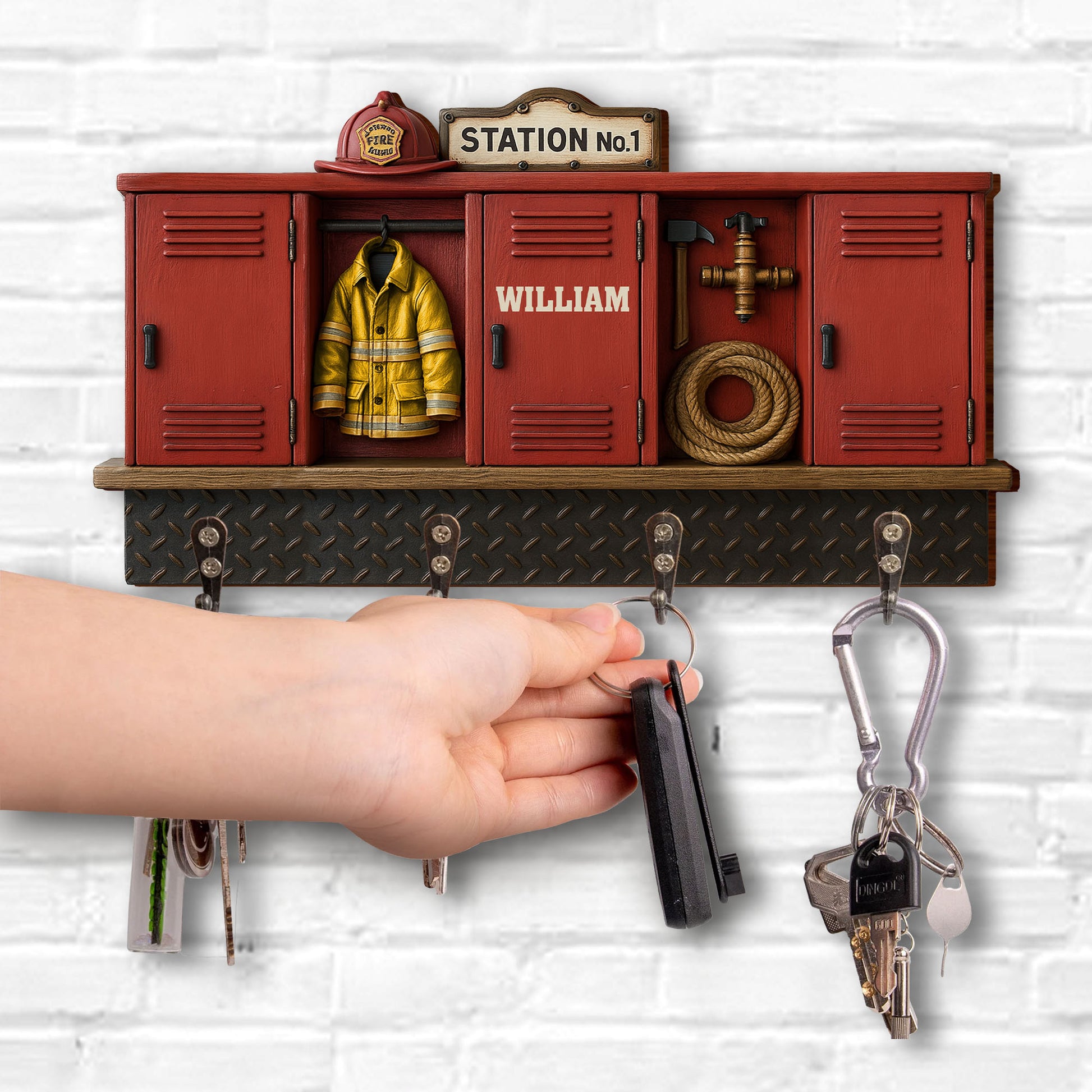 Station No.1 Firefighter Theme Decor