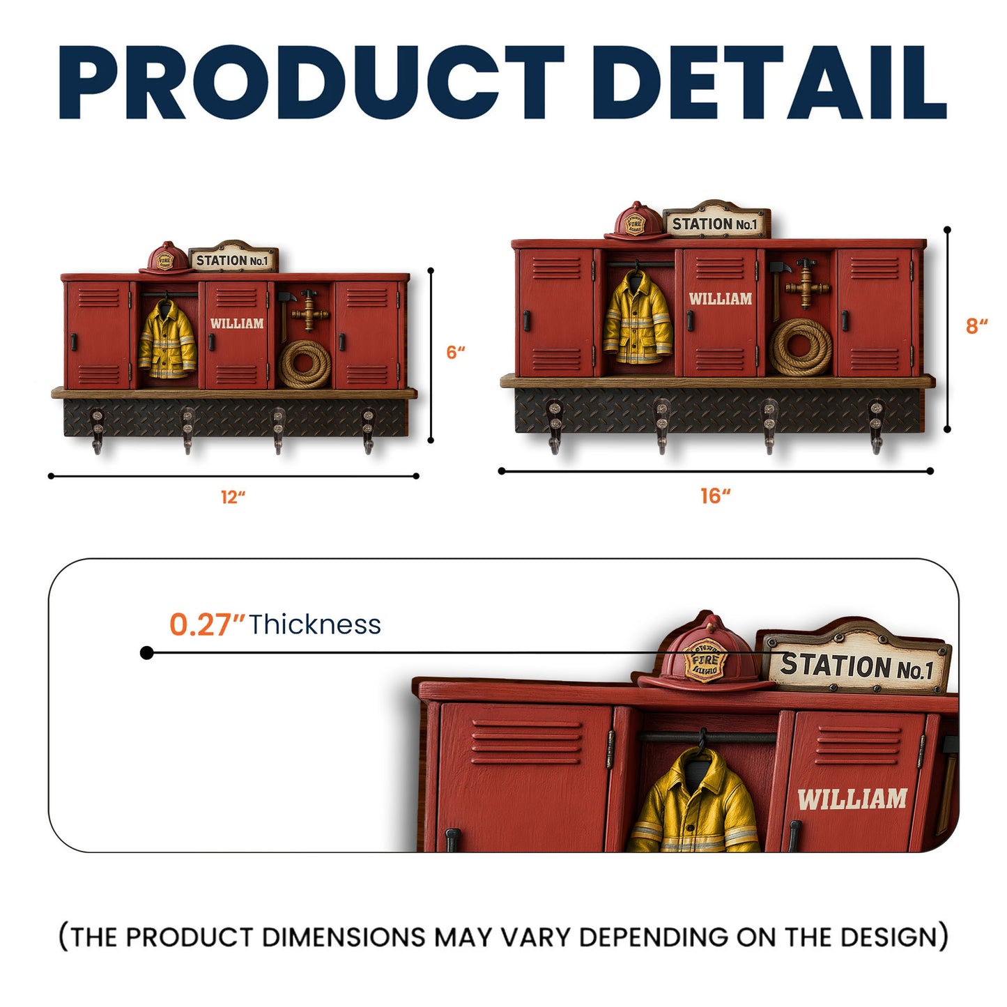 Station No.1 Firefighter Theme Decor