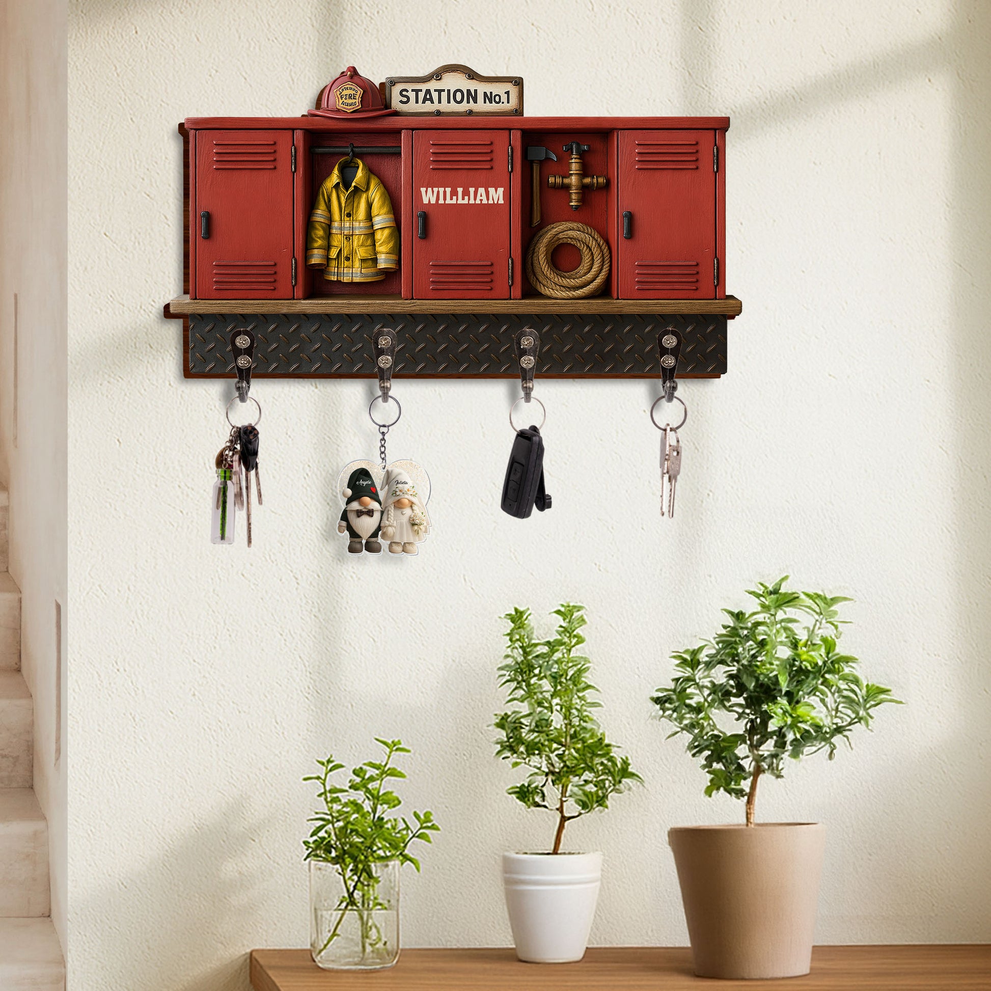 Station No.1 Firefighter Theme Decor