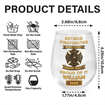 Retired Firefighter Been There Done That Proud Of It Badge