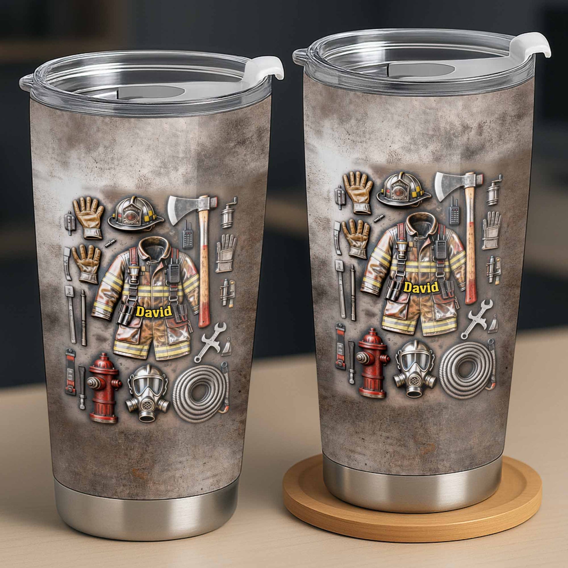 To My Hero, Thank You, Firefighter Gear Design