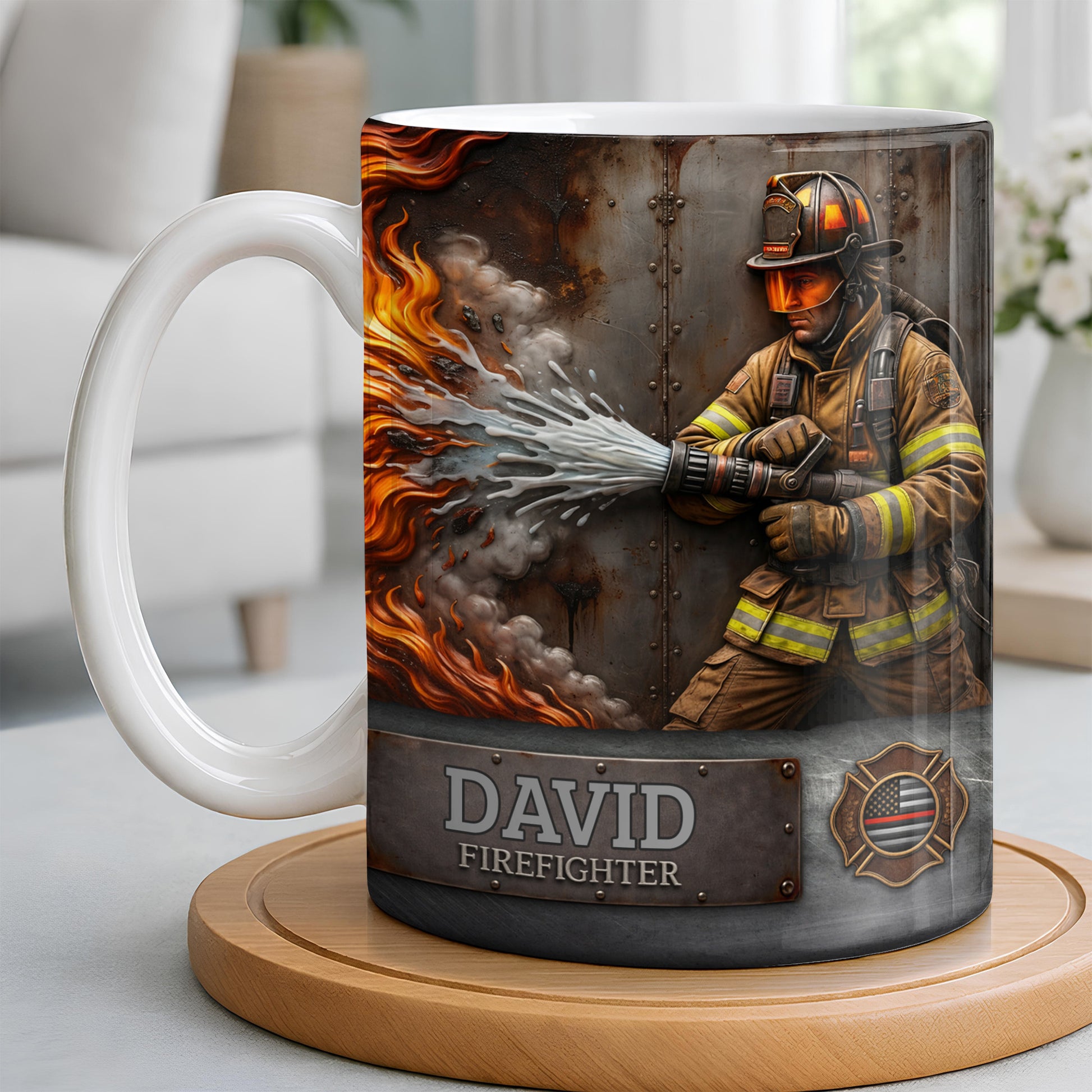 To My Brave Firefighter Your Courage Saves Lives