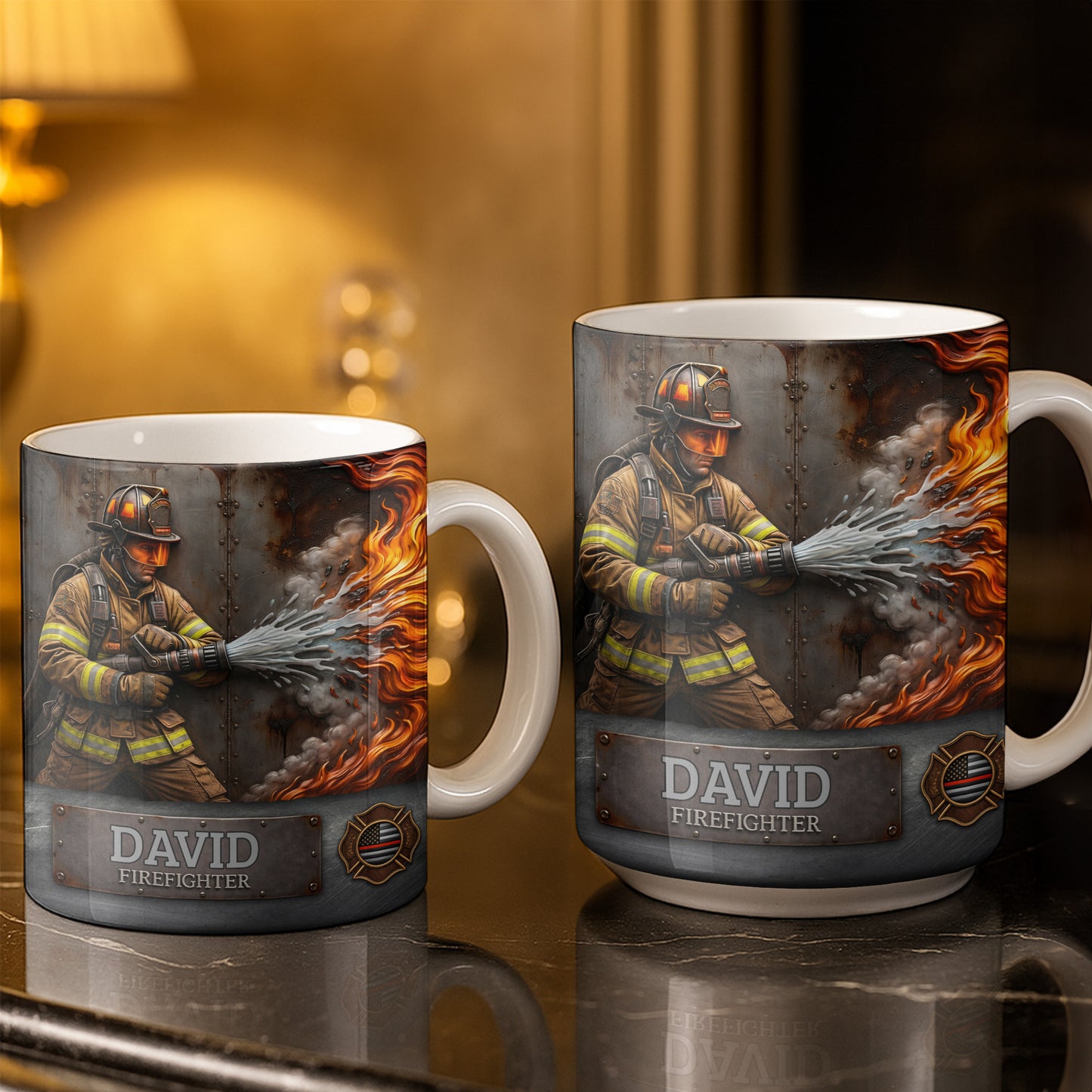 To My Brave Firefighter Your Courage Saves Lives