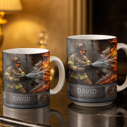 To My Brave Firefighter Your Courage Saves Lives