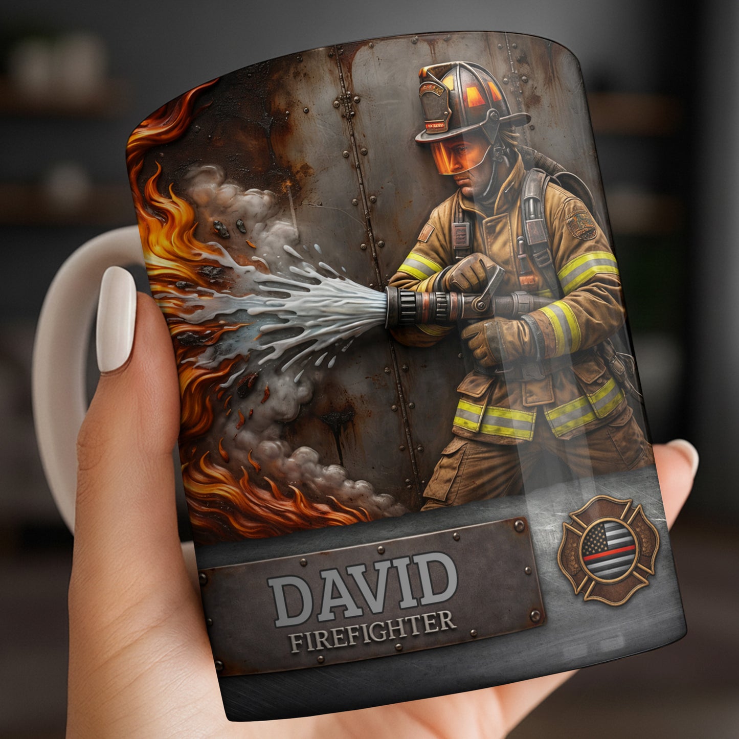 To My Brave Firefighter Your Courage Saves Lives