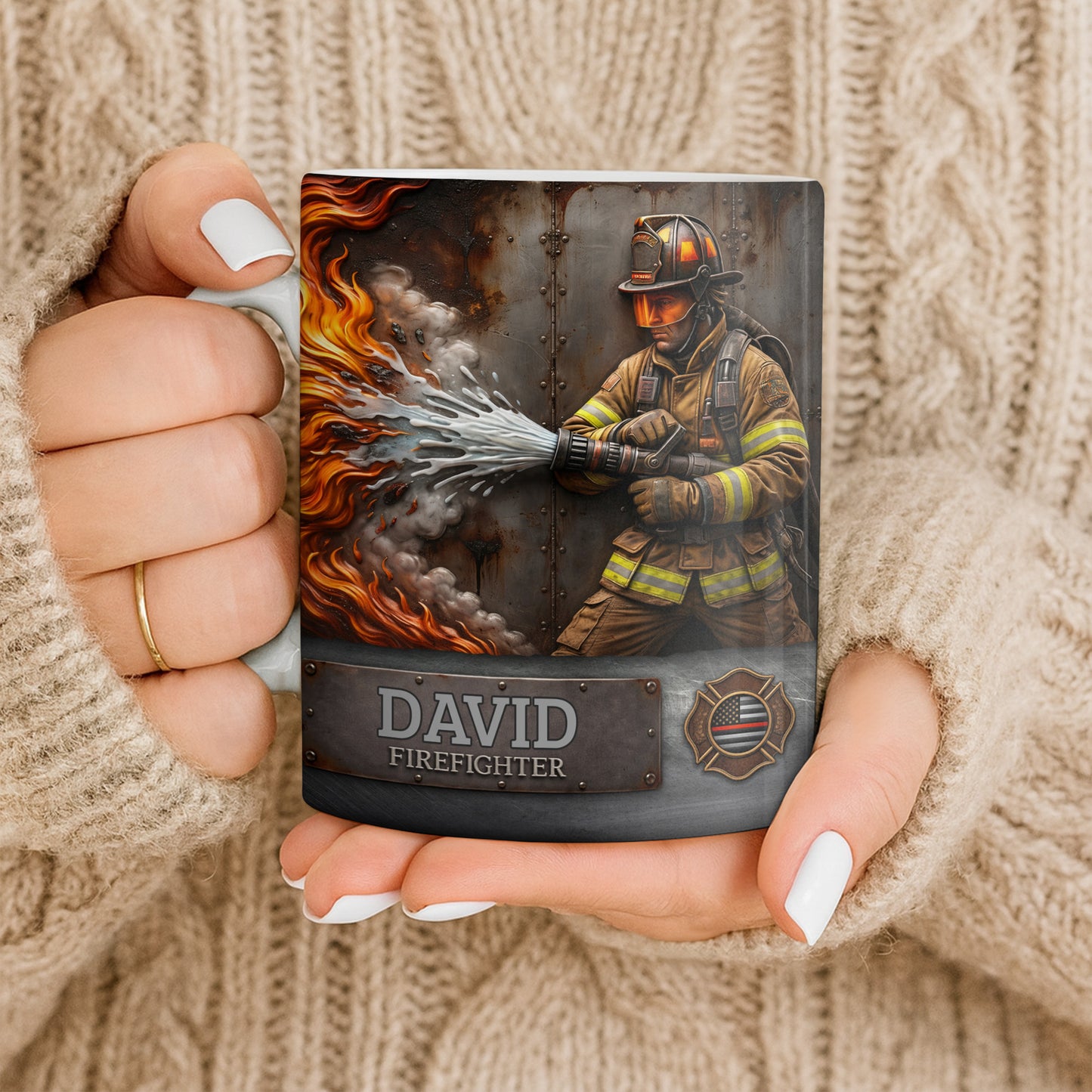 To My Brave Firefighter Your Courage Saves Lives