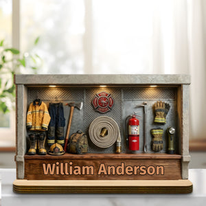 Tribute To Courage And Dedication, Firefighter Gear