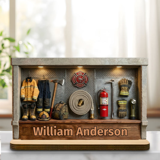 Tribute To Courage And Dedication, Firefighter Gear