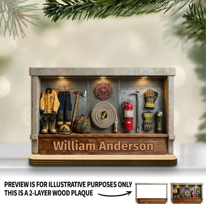 Tribute To Courage And Dedication, Firefighter Gear