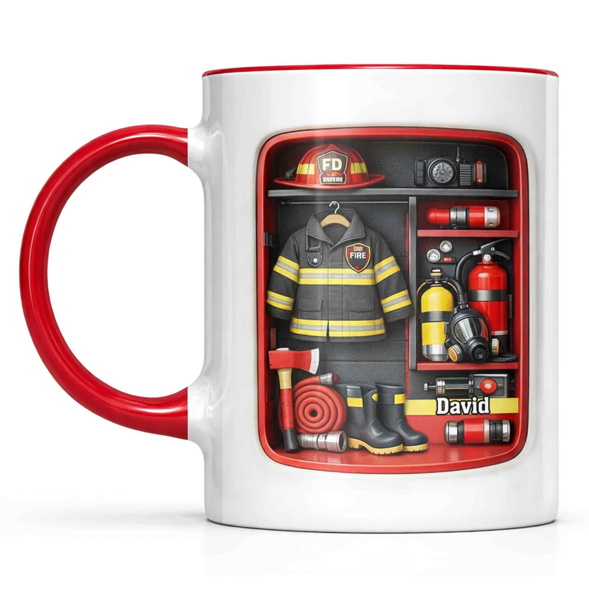 Always Ready Firefighter Gear Locker With Helmet And Axe