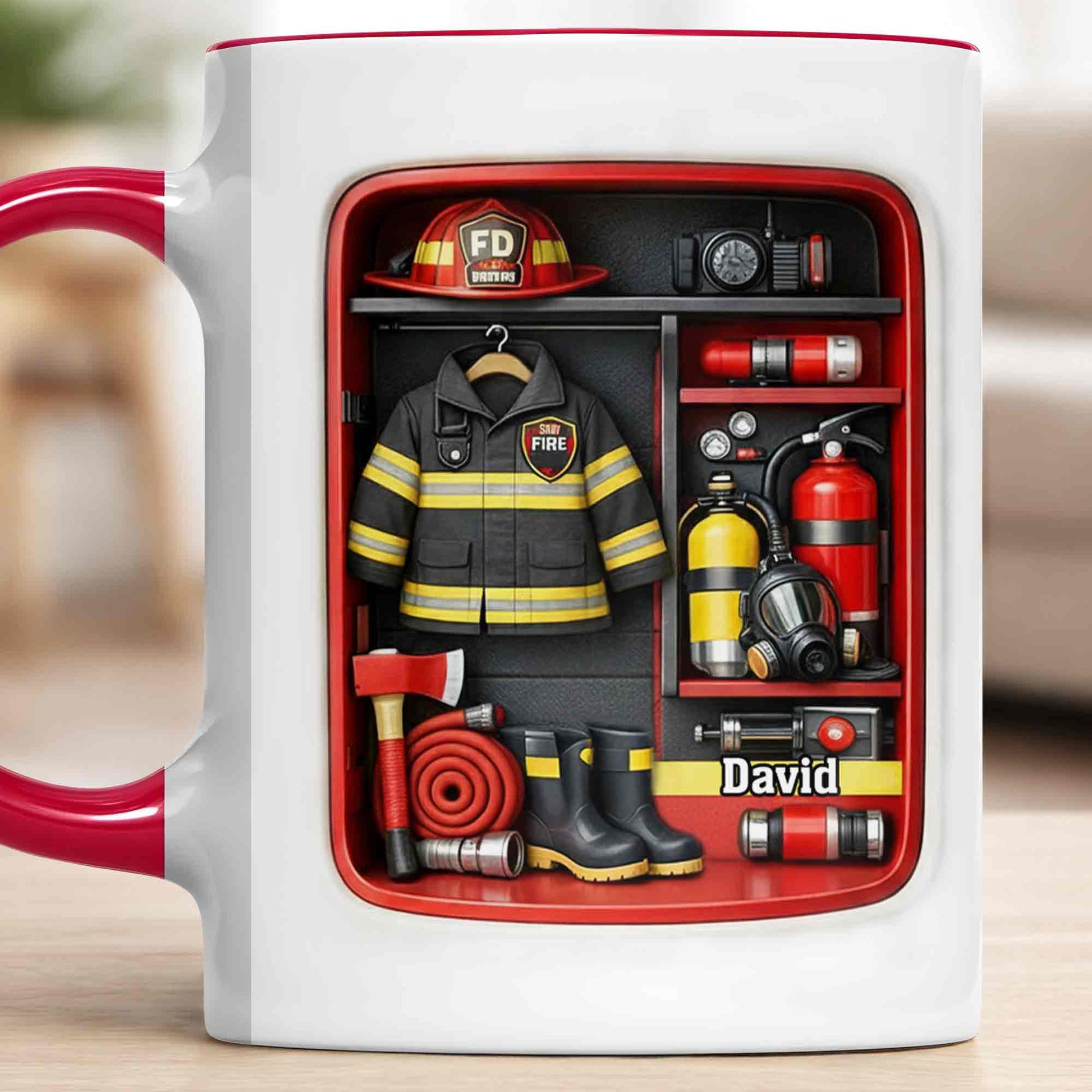 Always Ready Firefighter Gear Locker With Helmet And Axe