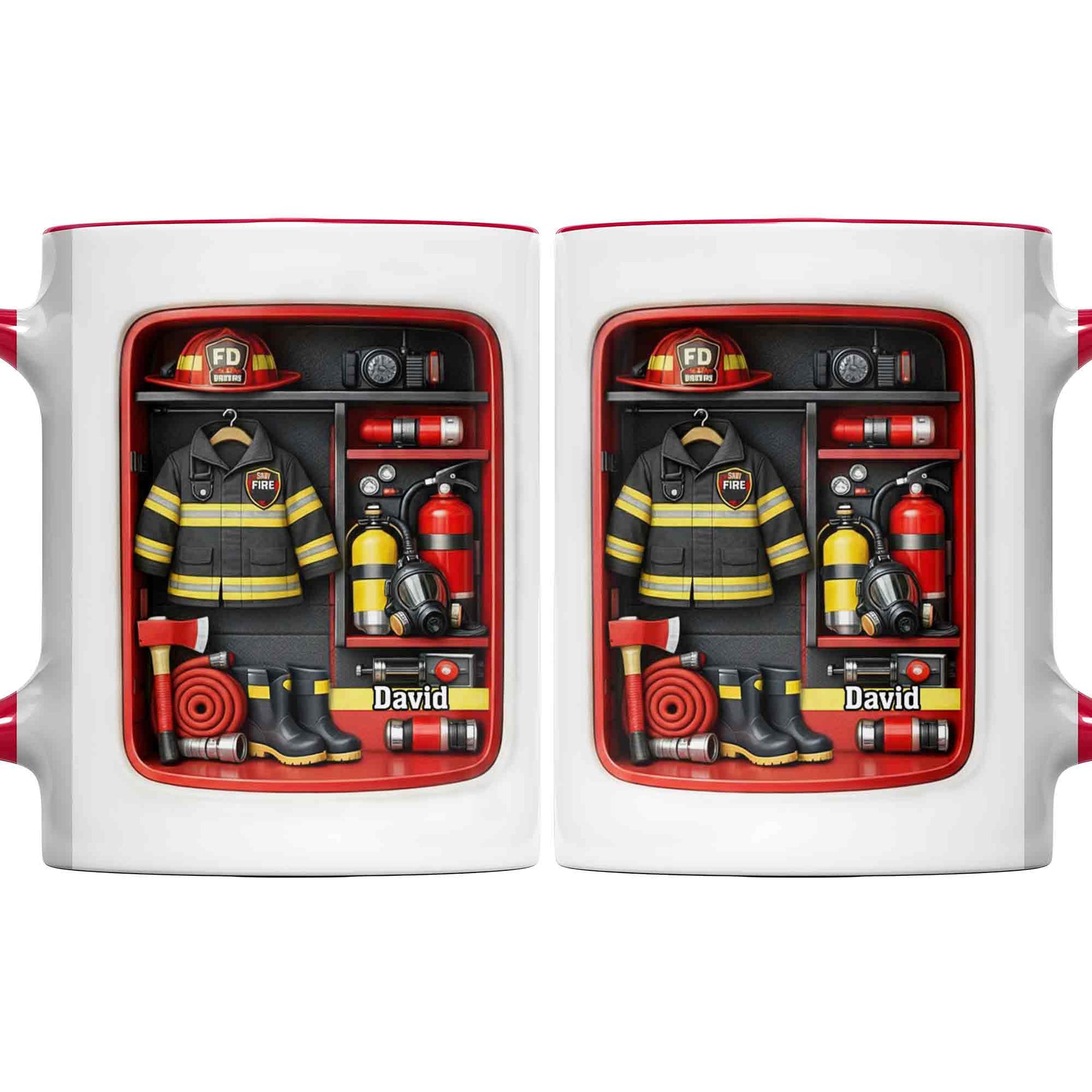 Always Ready Firefighter Gear Locker With Helmet And Axe