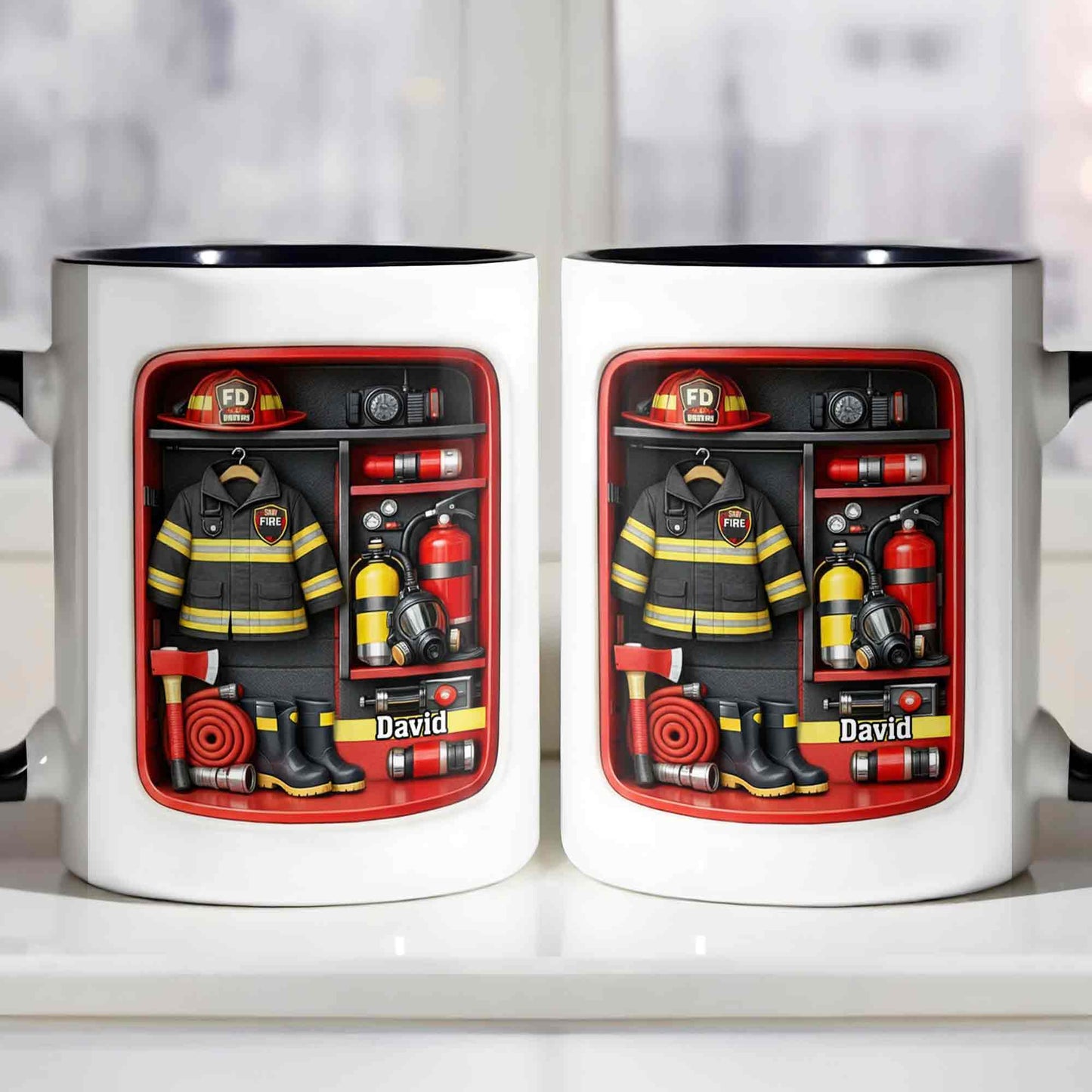 Always Ready Firefighter Gear Locker With Helmet And Axe