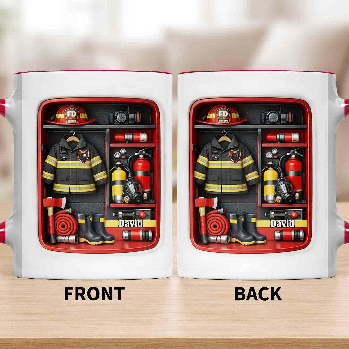 Always Ready Firefighter Gear Locker With Helmet And Axe