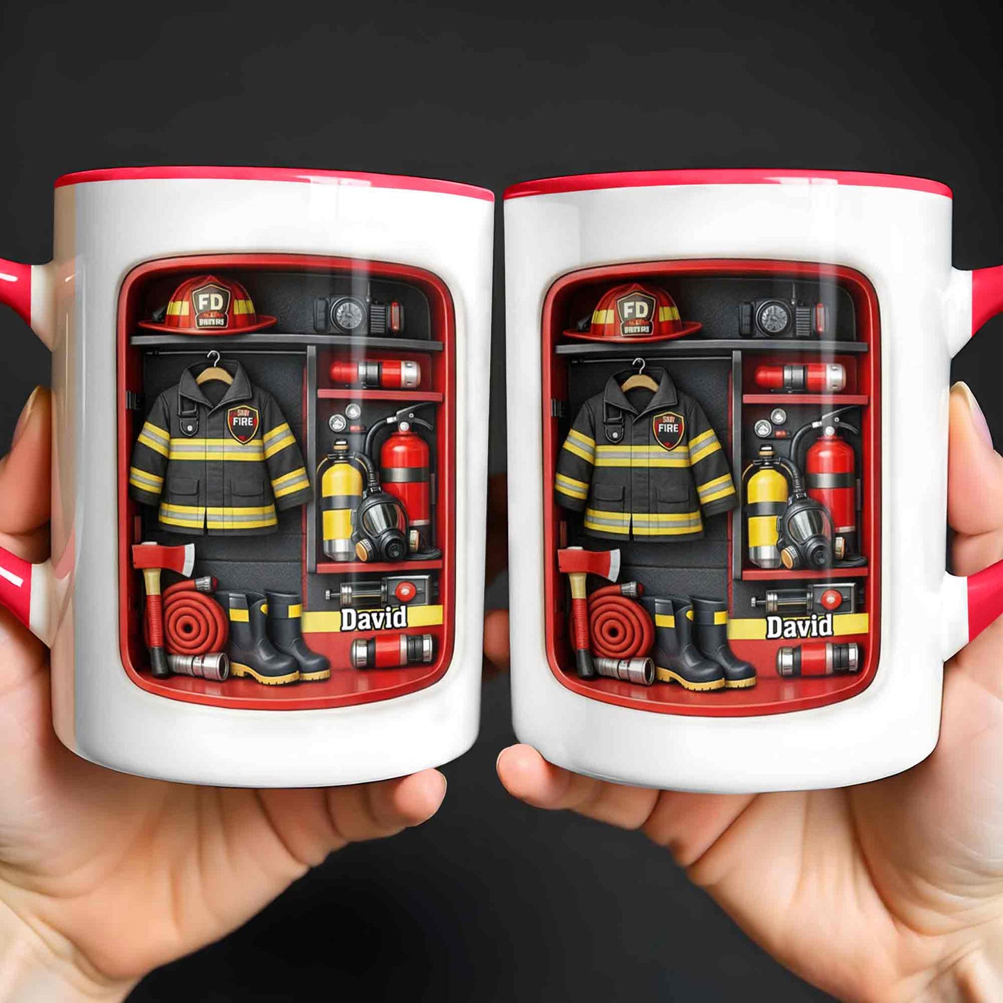 Always Ready Firefighter Gear Locker With Helmet And Axe