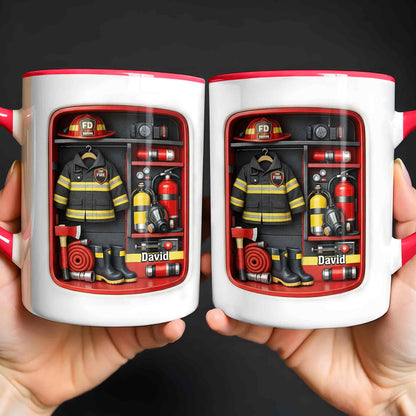 Always Ready Firefighter Gear Locker With Helmet And Axe