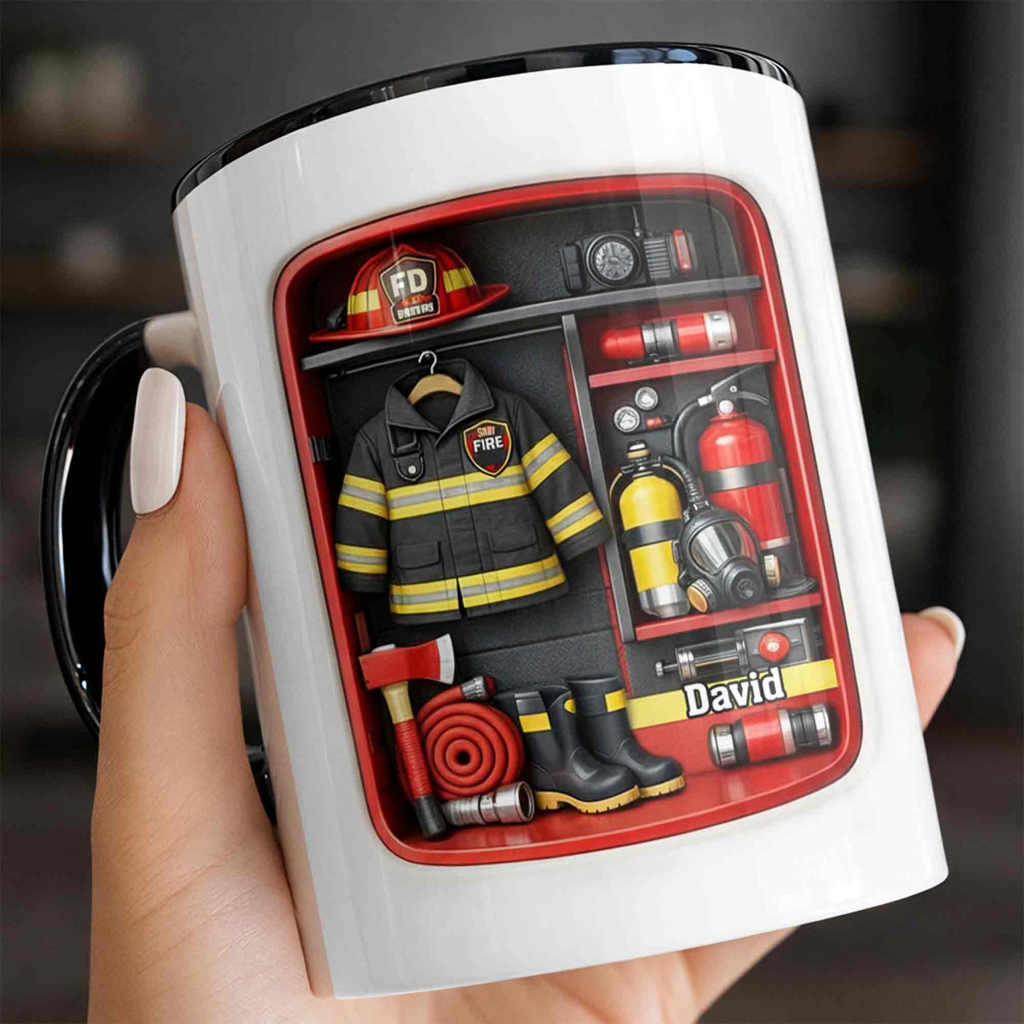 Always Ready Firefighter Gear Locker With Helmet And Axe