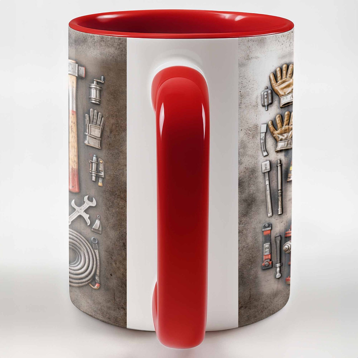 Brave Firefighter Gear Customized Mug