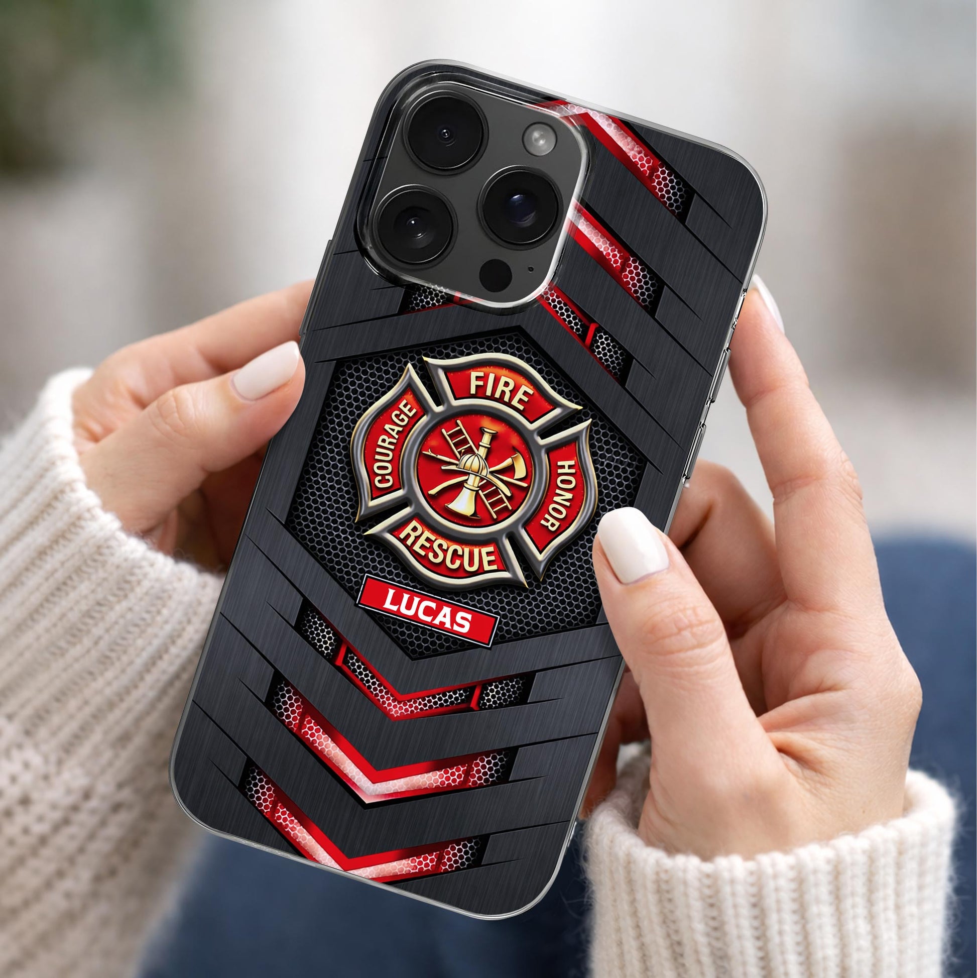 Courage Honor Fire Rescue Emblem