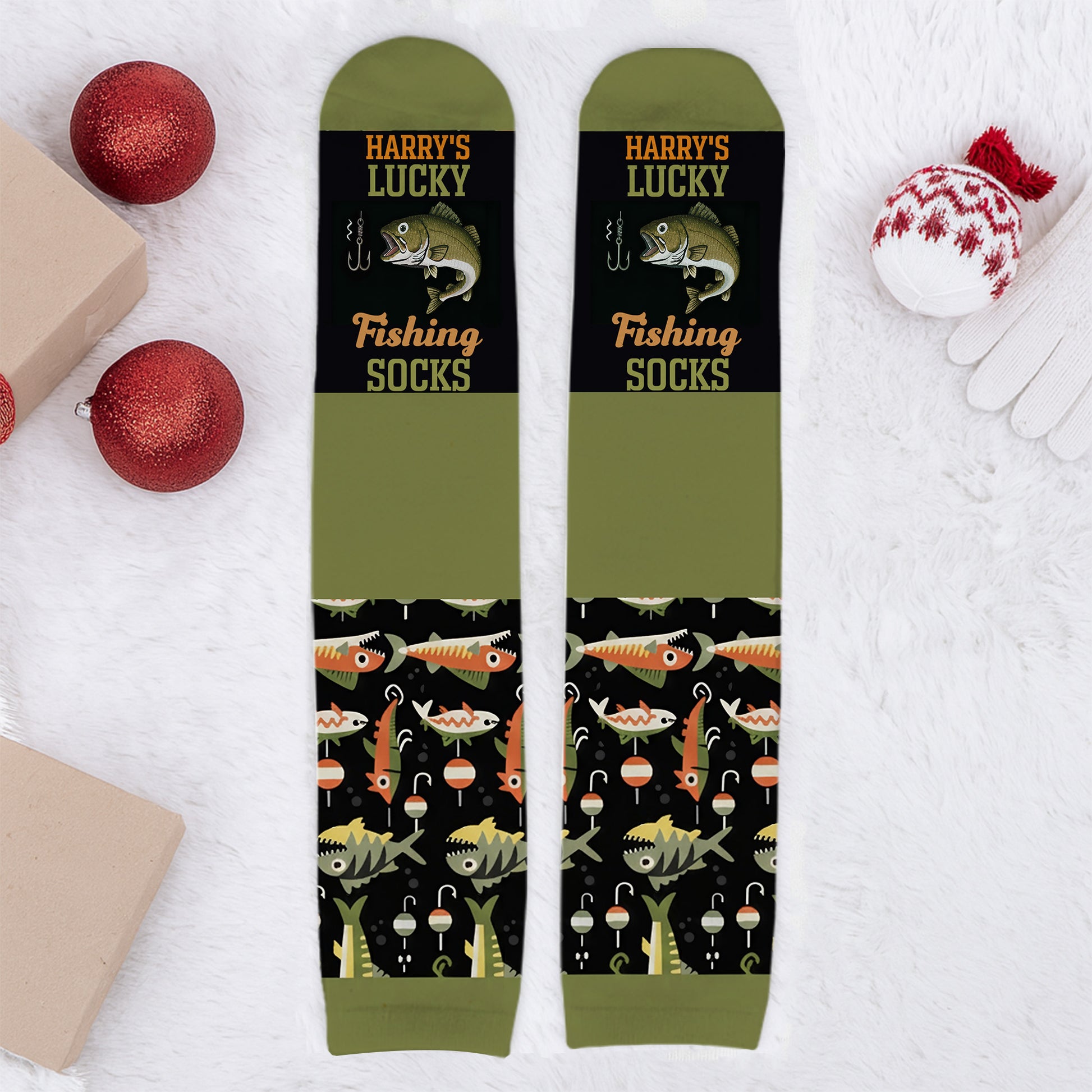 Lucky Fishing Comfortable Socks