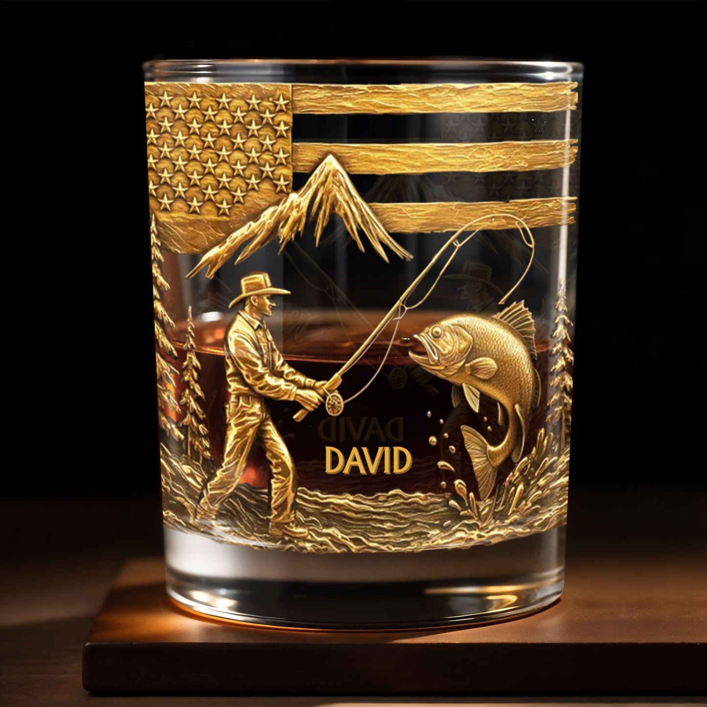 Custom Fishing Moments With Fisherman and Fish