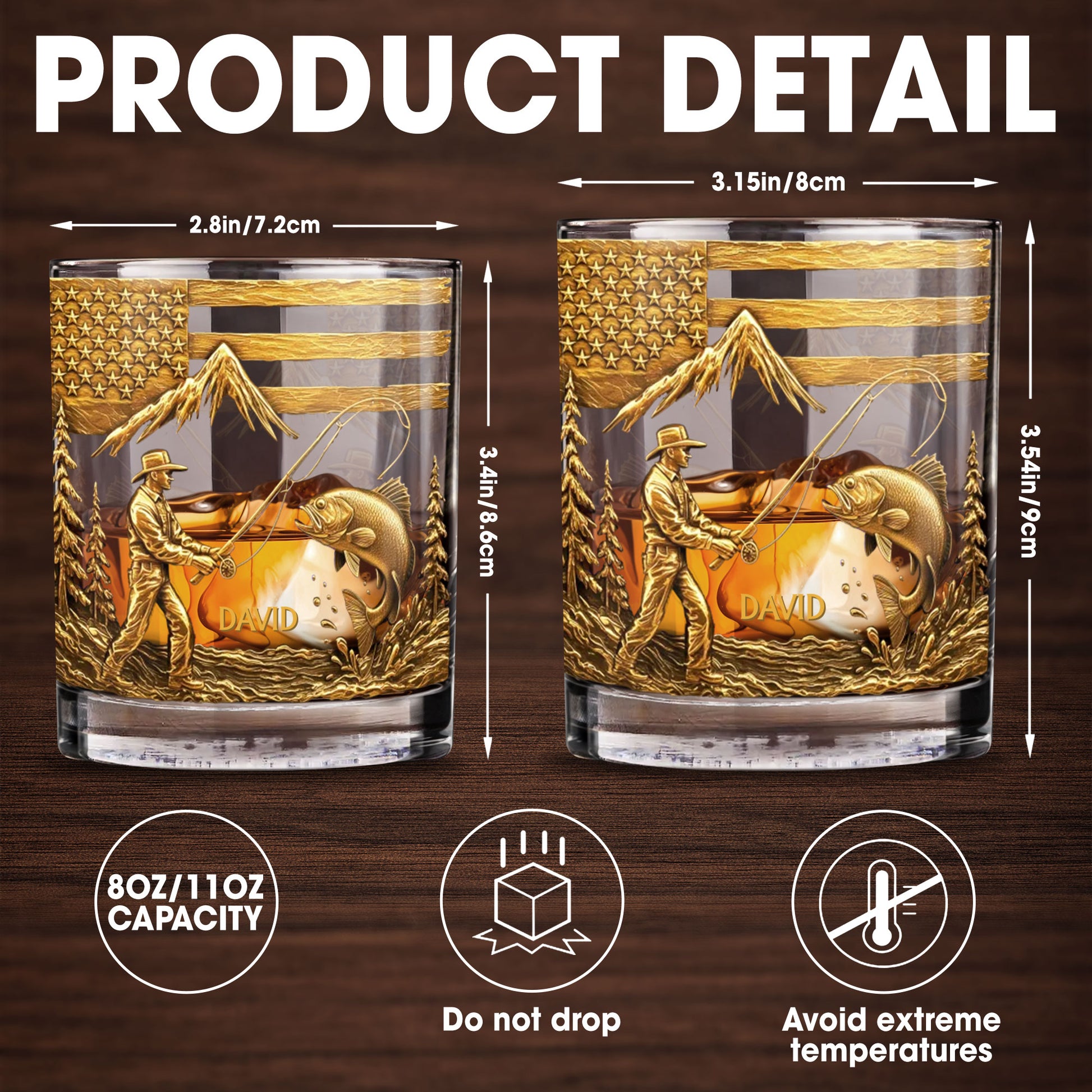 Custom Fishing Moments With Fisherman and Fish