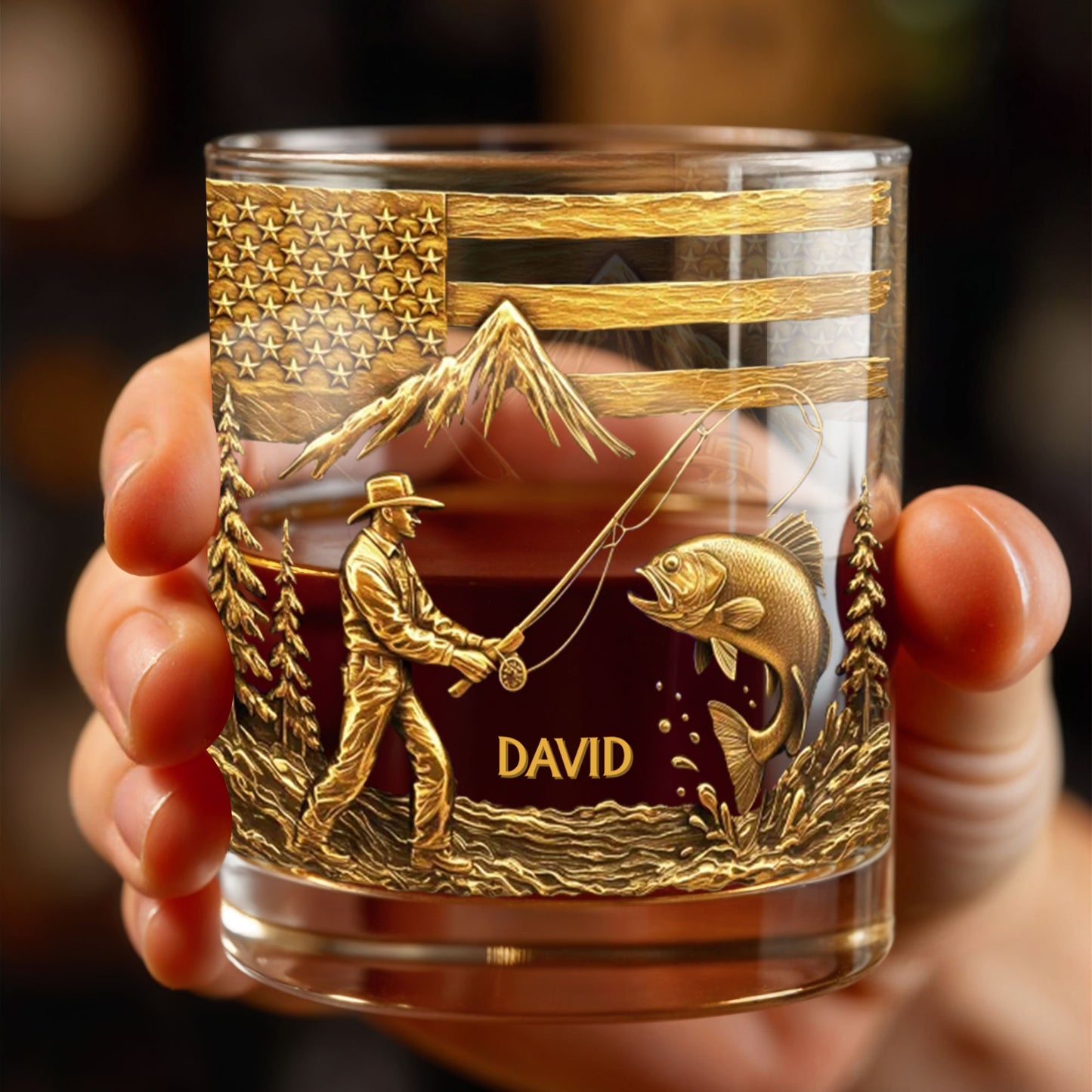 Custom Fishing Moments With Fisherman and Fish