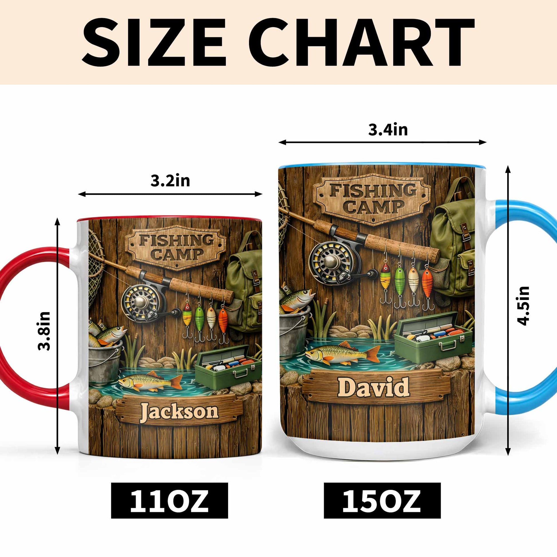 Fishing Camp Gear With Fishing Rod And Fish