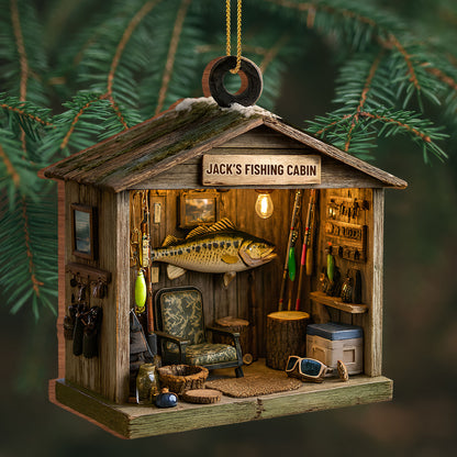 Jack's Fishing Cabin, Perfect For Fish And Fishing Rod Enthusiasts