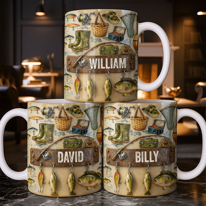 Customizable Design For Fishing Enthusiasts With Fishing Gear