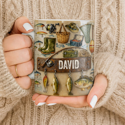 Customizable Design For Fishing Enthusiasts With Fishing Gear