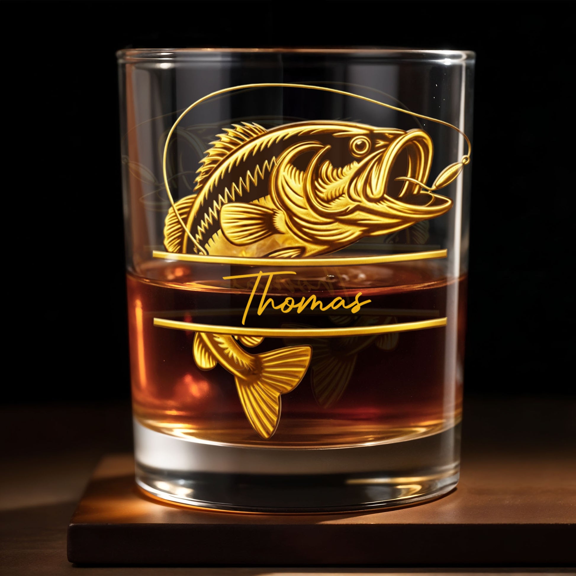 Legendary Catch Fishing Design With Bass Fish