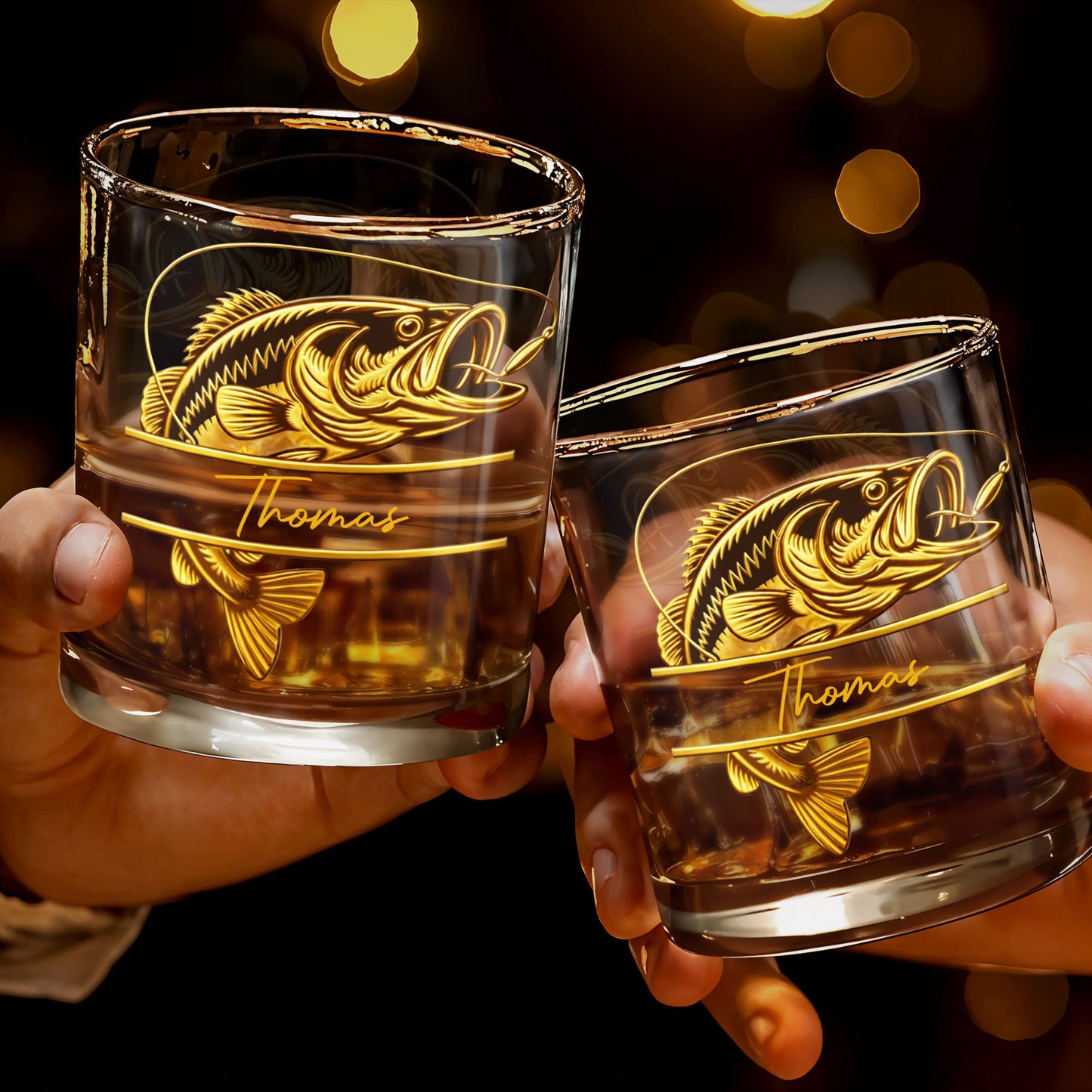 Legendary Catch Fishing Design With Bass Fish