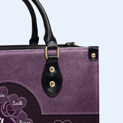 Little Sweethearts - Personalized Custom Leather Handbag - FM001_HB