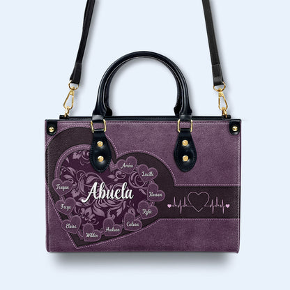 Little Sweethearts - Personalized Custom Leather Handbag - FM001_HB