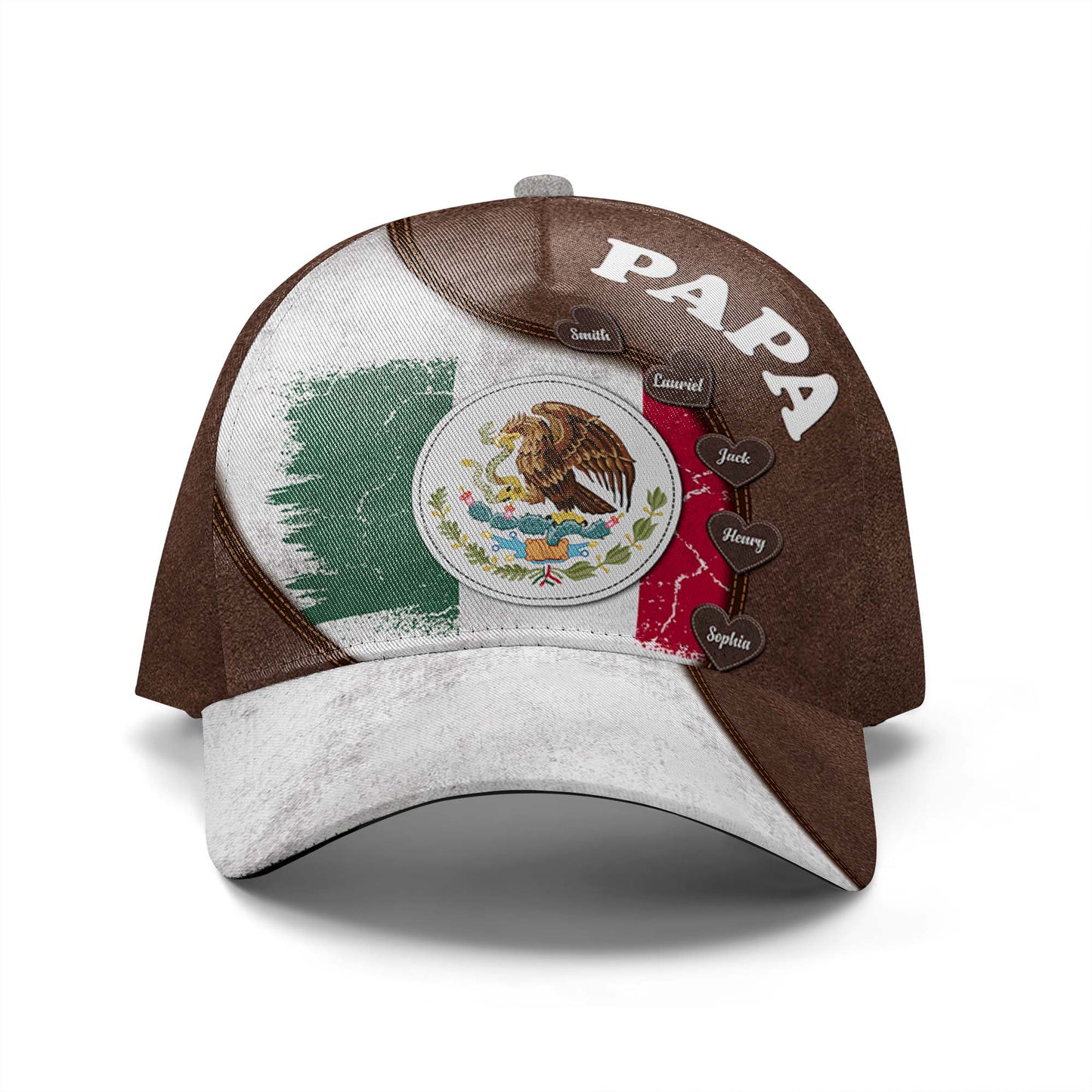 Los novios mexicanos - Gorra personalizada personalizada, gorra de béisbol con estampado completo - FM003_BAC