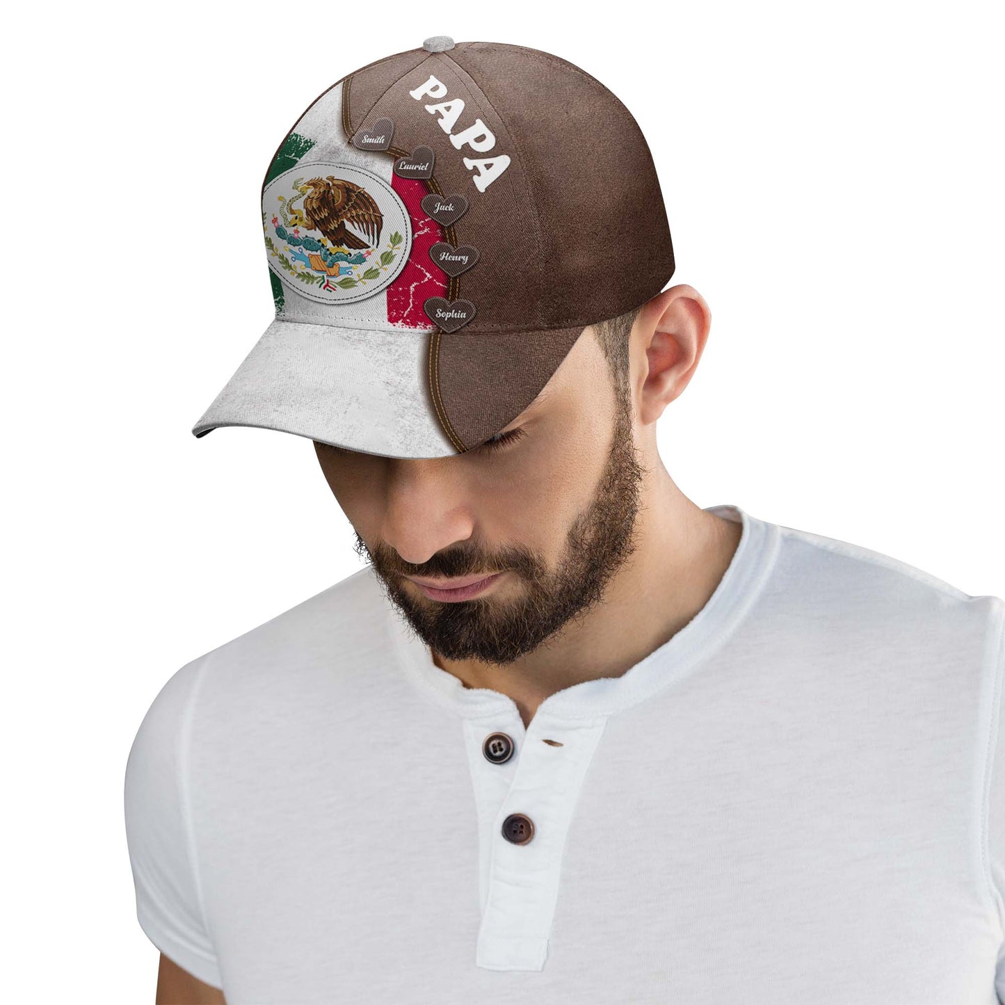 Los novios mexicanos - Gorra personalizada personalizada, gorra de béisbol con estampado completo - FM003_BAC