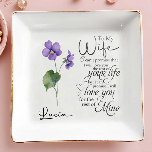 Rest Of Mine - Personalized Custom Jewelry Dish - FM007_SCRD