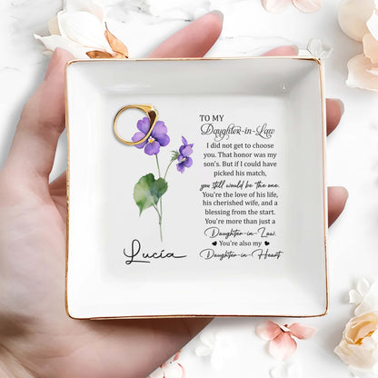 Para mi nuera - Plato de joyería personalizado - FM019_SCRD