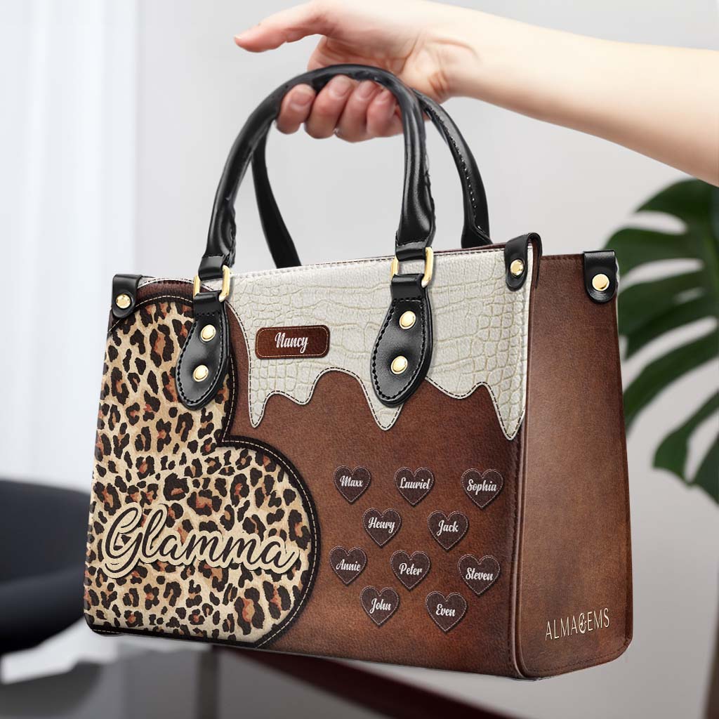 Glamma - Personalized Custom Leather Handbag - FM020_HB