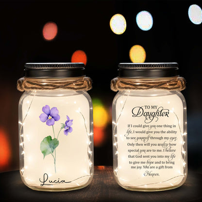 One Thing In Life - Personalized Custom Mason Jar Light - FM023_JARL