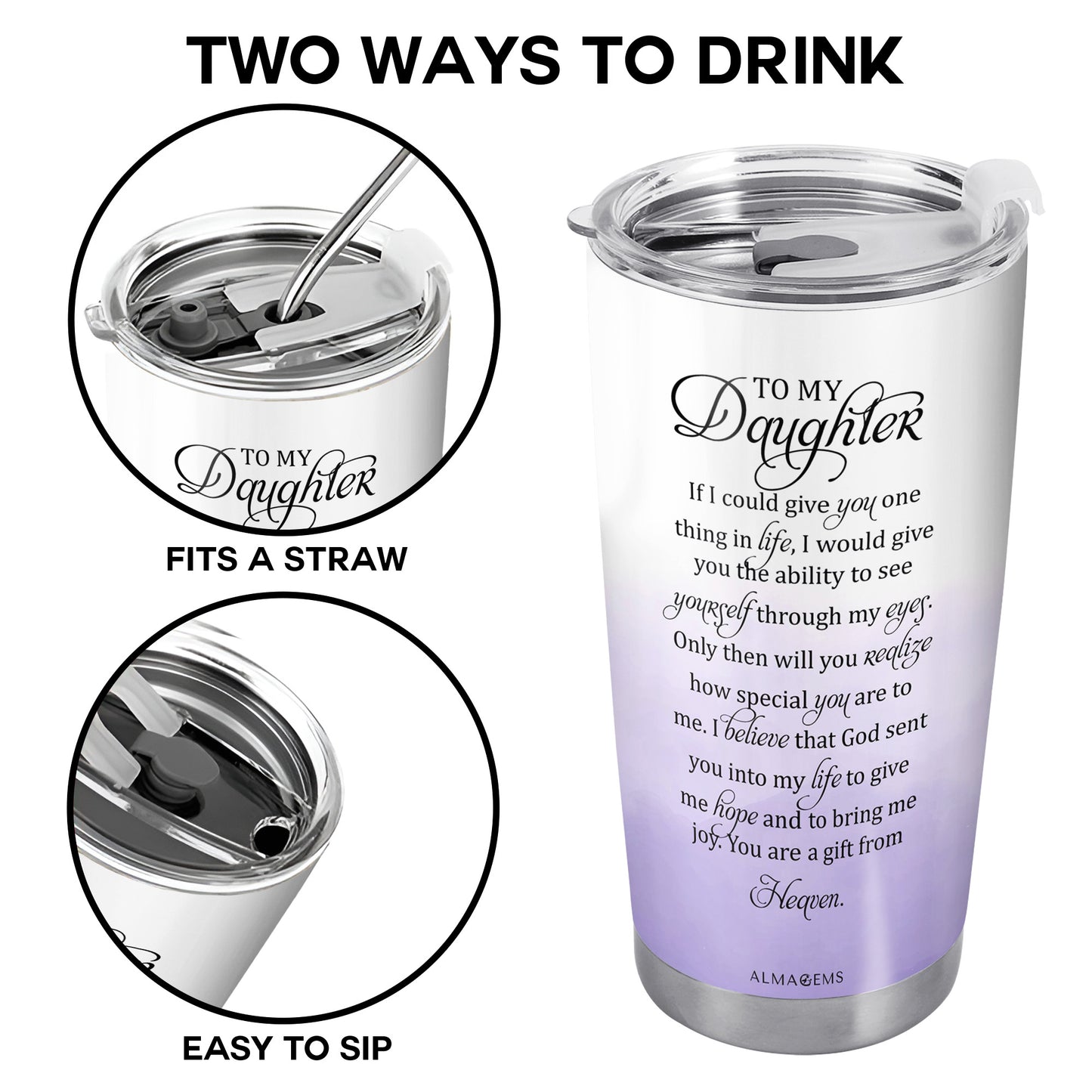 One Thing In Life - Personalized Custom Stainless Steel Tumbler 20oz 30oz - FM023_TB