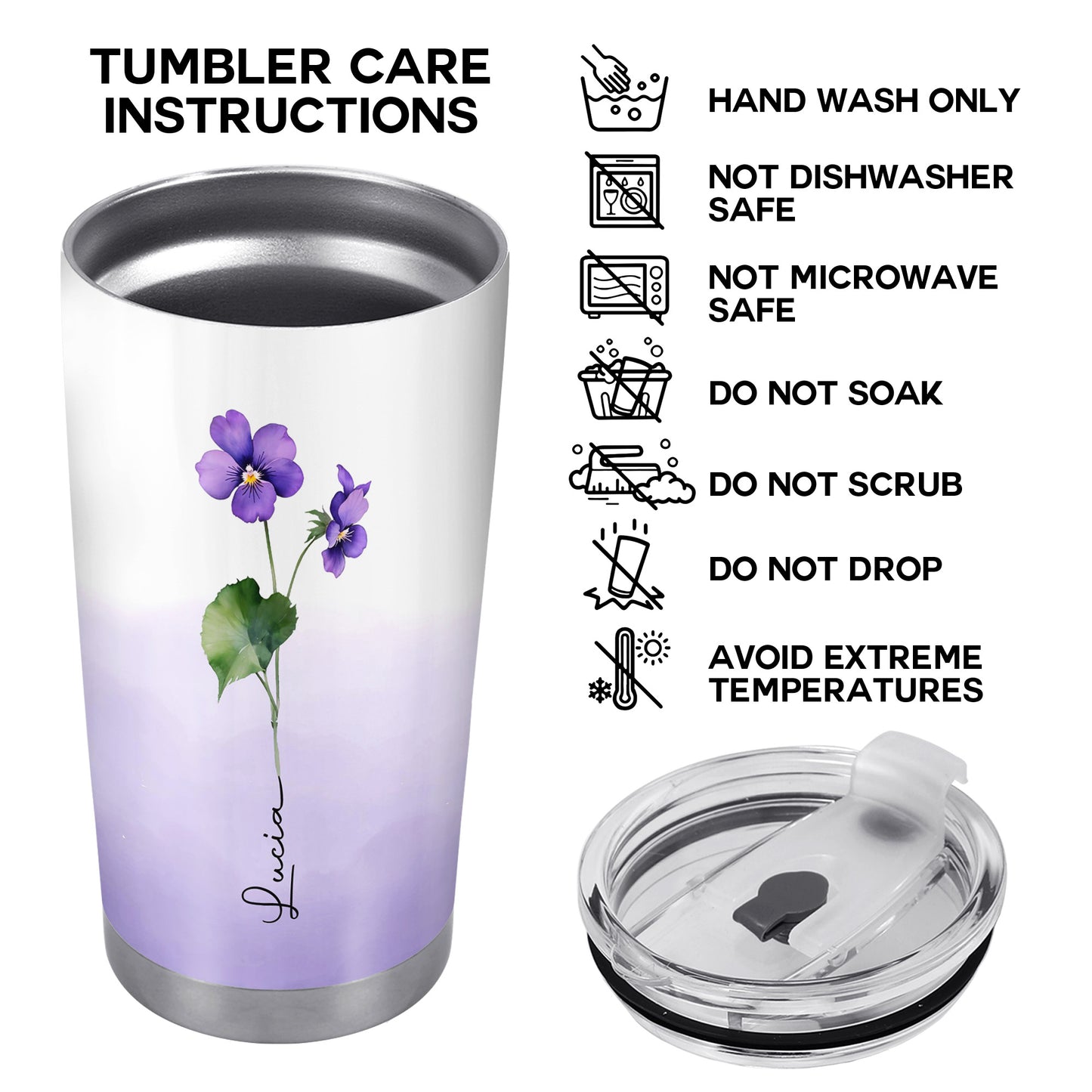 One Thing In Life - Personalized Custom Stainless Steel Tumbler 20oz 30oz - FM023_TB