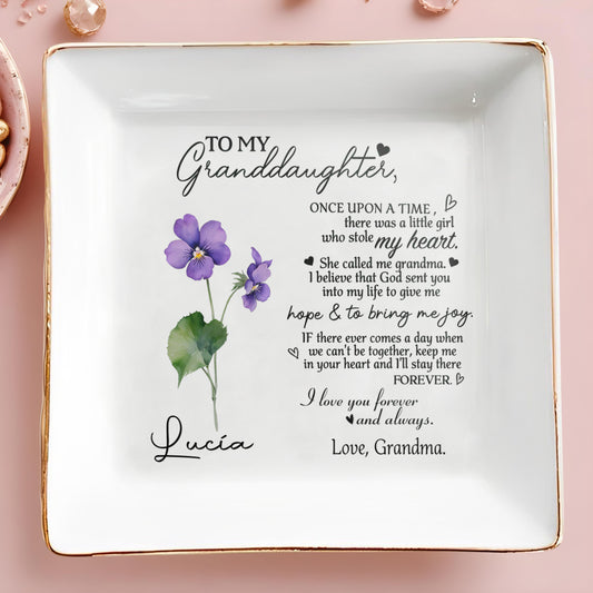 Once Upon A Time - Personalized Custom Jewelry Dish - FM028_SCRD