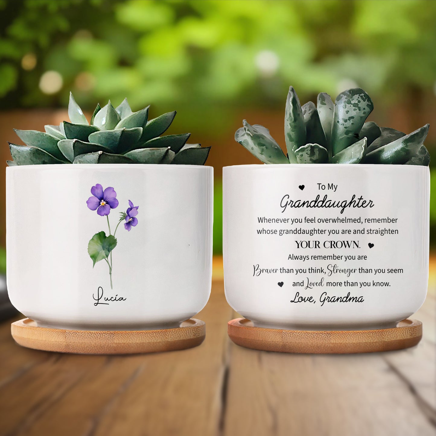 To My Granddaughter, Remember Your Crown And Flowers