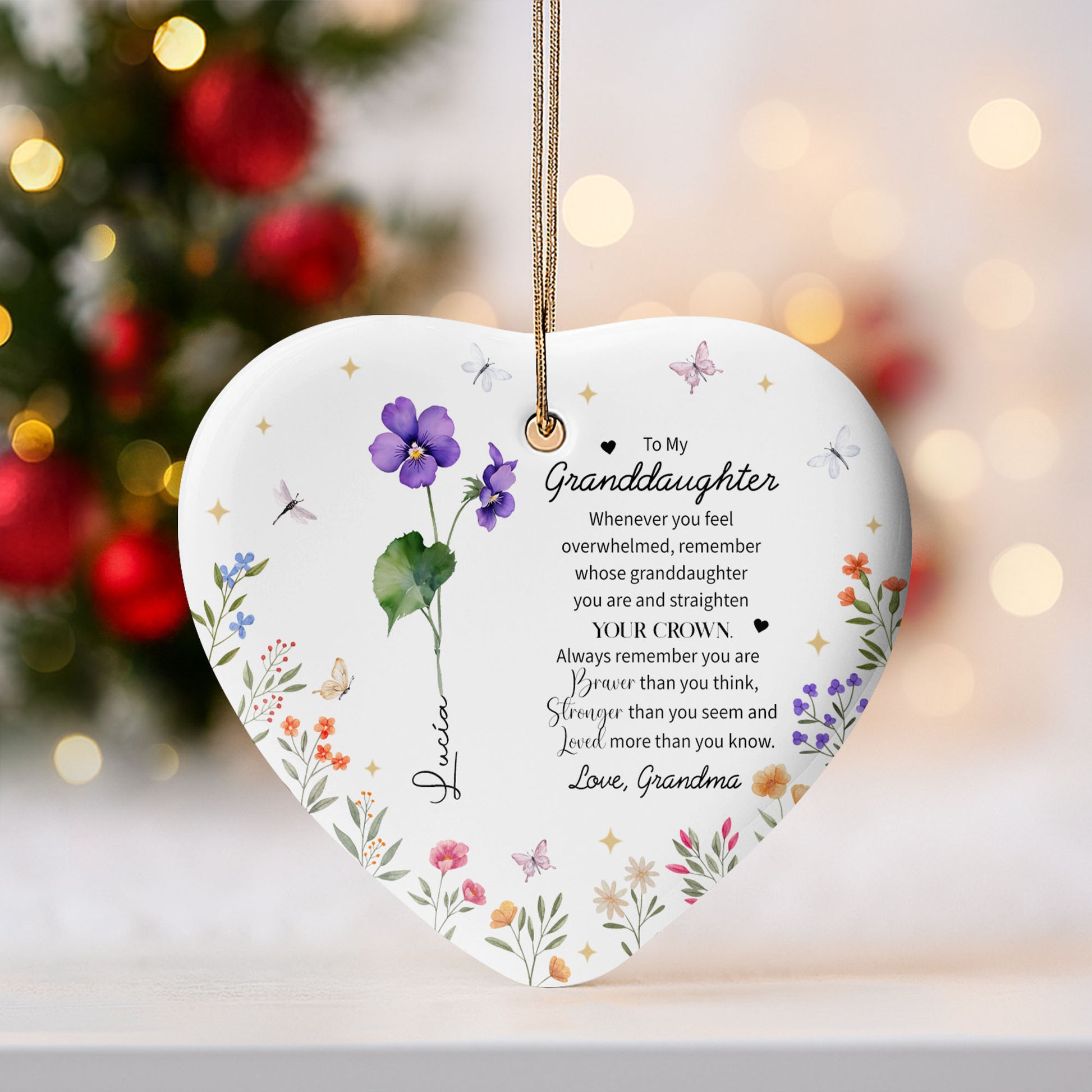 To My Granddaughter, Remember Your Crown And Strength